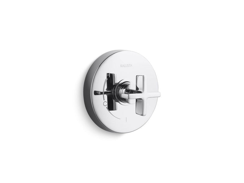 Kallista P24415-CR One Pressure Balance Trim, Cross Handle