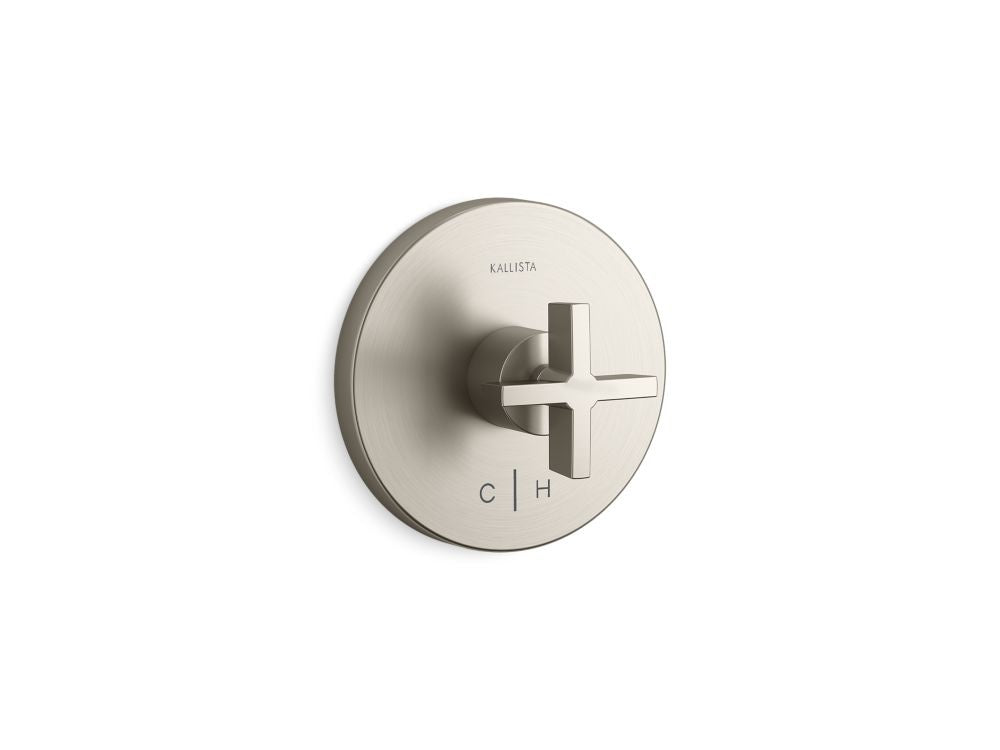 Kallista P24421-CR One Thermostatic Trim, Cross Handle