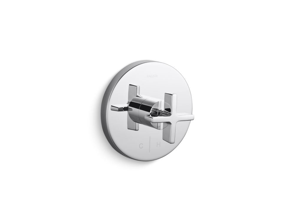 Kallista P24421-CR One Thermostatic Trim, Cross Handle