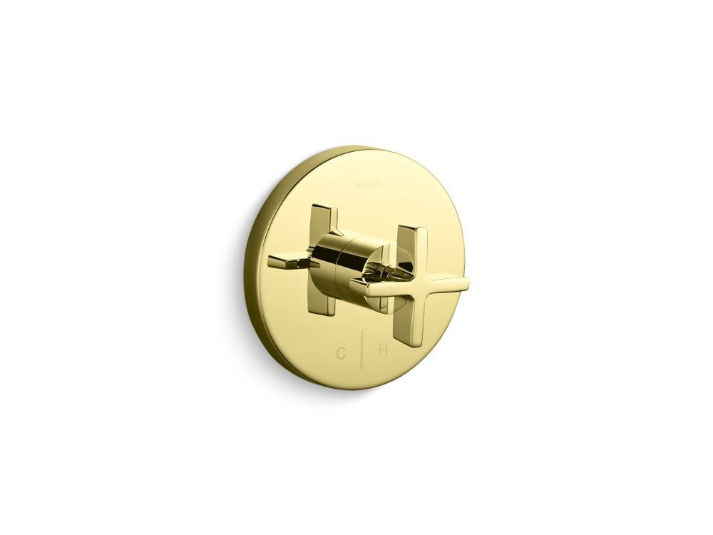 Kallista P24421-CR One Thermostatic Trim, Cross Handle