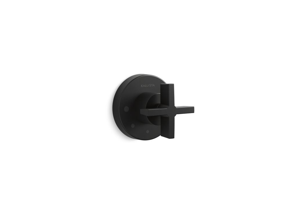 Kallista P24423-CR One Volume Control Trim, Cross Handle