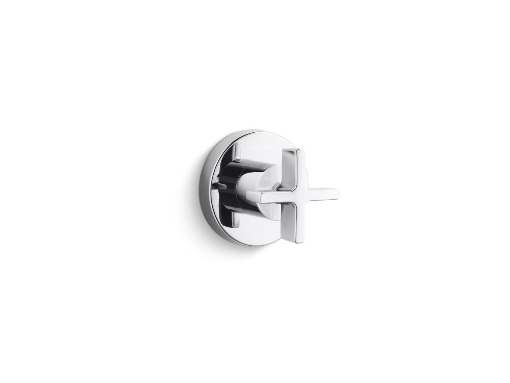 Kallista P24423-CR One Volume Control Trim, Cross Handle