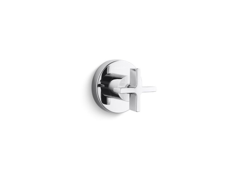 Kallista P24423-CR One Volume Control Trim, Cross Handle