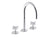 Kallista P24490-CR One Lavatory Bathroom Sink Faucet, Gooseneck, Cross Handles