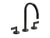 Kallista P24490-LV One Lavatory Bathroom Sink Faucet, Gooseneck, Lever Handles