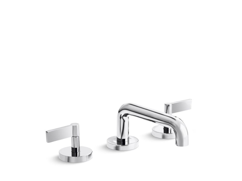 Kallista P24491-LV One Lavatory Bathroom Sink Faucet, Low Spout, Lever Handles