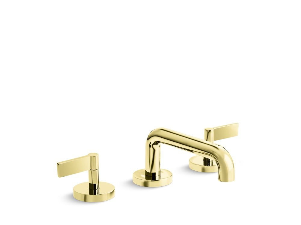 Kallista P24491-LV One Lavatory Bathroom Sink Faucet, Low Spout, Lever Handles