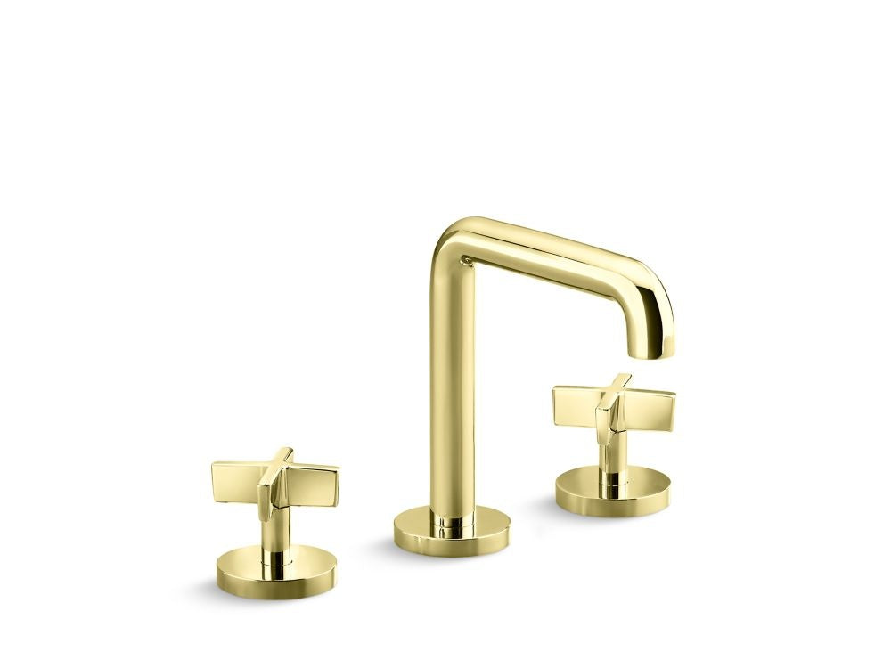 Kallista P24492-CR One Lavatory Bathroom Sink Faucet, Tall Spout, Cross Handles