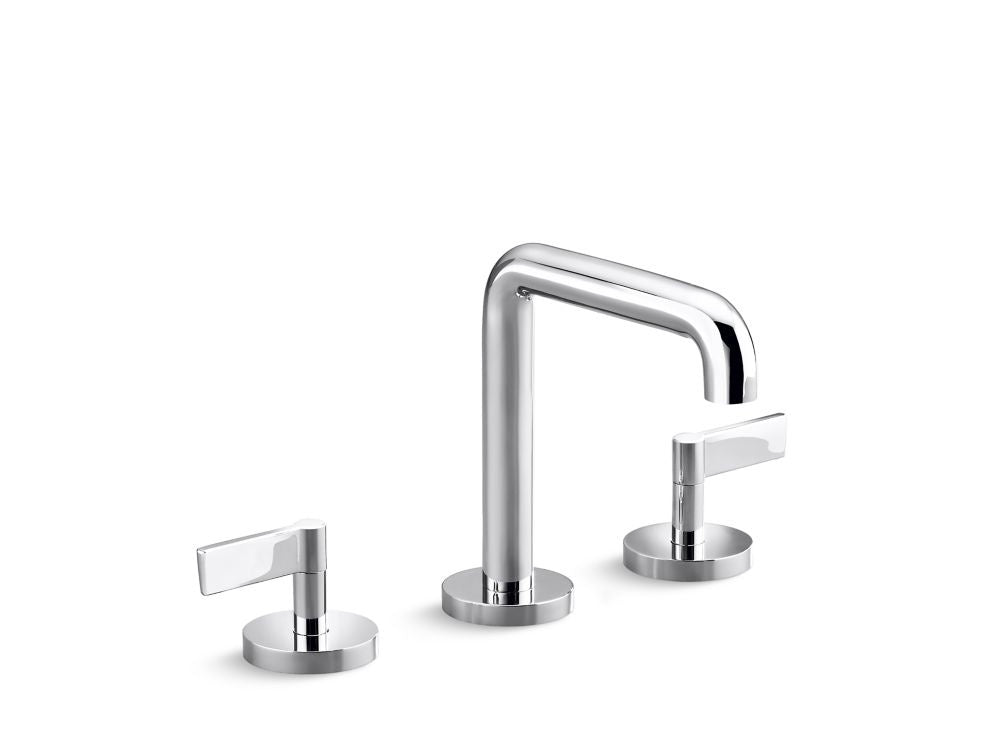 Kallista P24492-LV One Lavatory Bathroom Sink Faucet, Tall Spout, Lever Handles