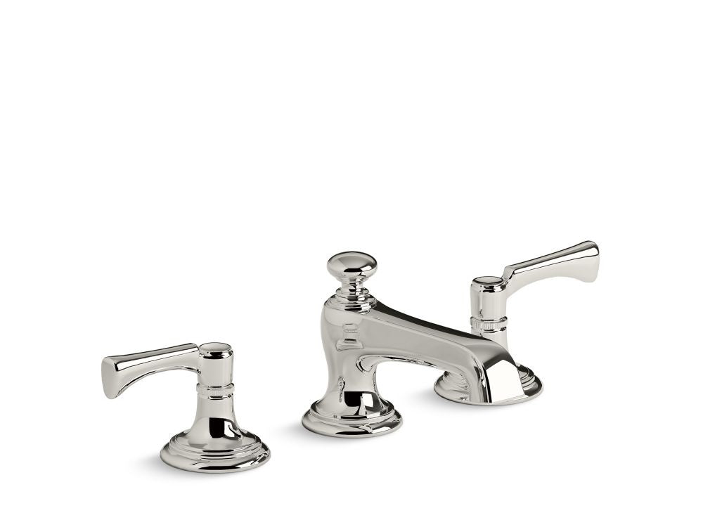 Kallista P24600-LV Bellis Lavatory Bathroom Sink Faucet, Traditional Spout, Lever Handles