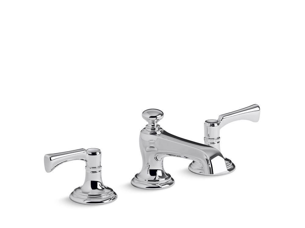 Kallista P24600-LV Bellis Lavatory Bathroom Sink Faucet, Traditional Spout, Lever Handles