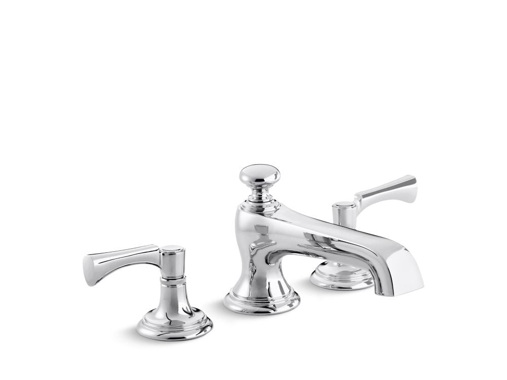 Kallista P24603-LV Bellis Deck-Mount Roman Tub Bath Faucet, Lever Handles