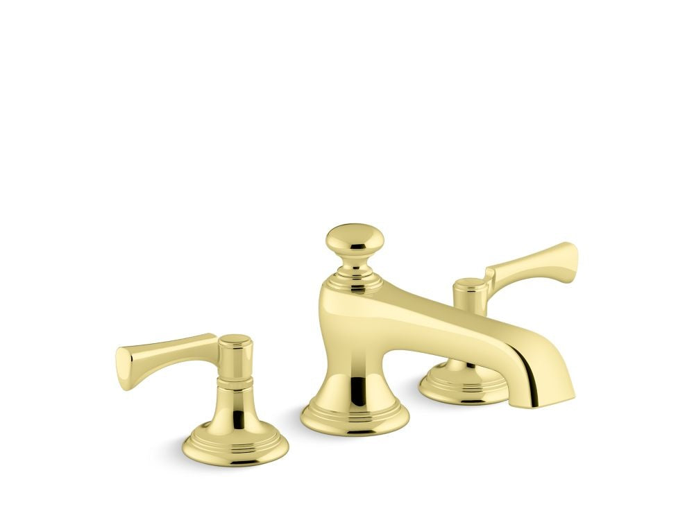 Kallista P24603-LV Bellis Deck-Mount Roman Tub Bath Faucet, Lever Handles