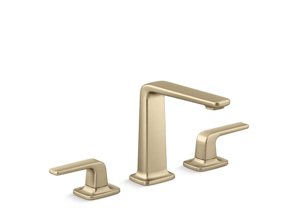 Kallista P24736-LV Per Se Lavatory Bathroom Sink Faucet, Tall Spout, Lever Handles