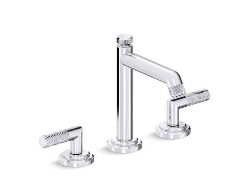Kallista P24900H Pinna Paletta Lavatory Bathroom Sink Faucet, Tall Spout, Lever Handles