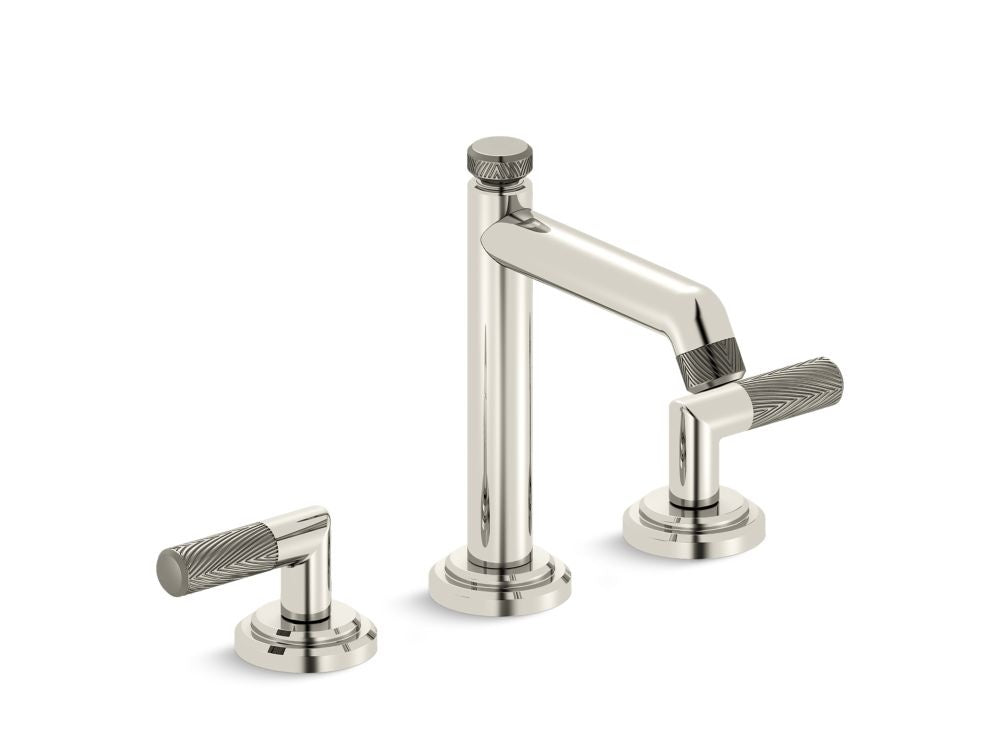 Kallista P24900H Pinna Paletta Lavatory Bathroom Sink Faucet, Tall Spout, Lever Handles