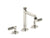 Kallista P24900H Pinna Paletta Lavatory Bathroom Sink Faucet, Tall Spout, Lever Handles