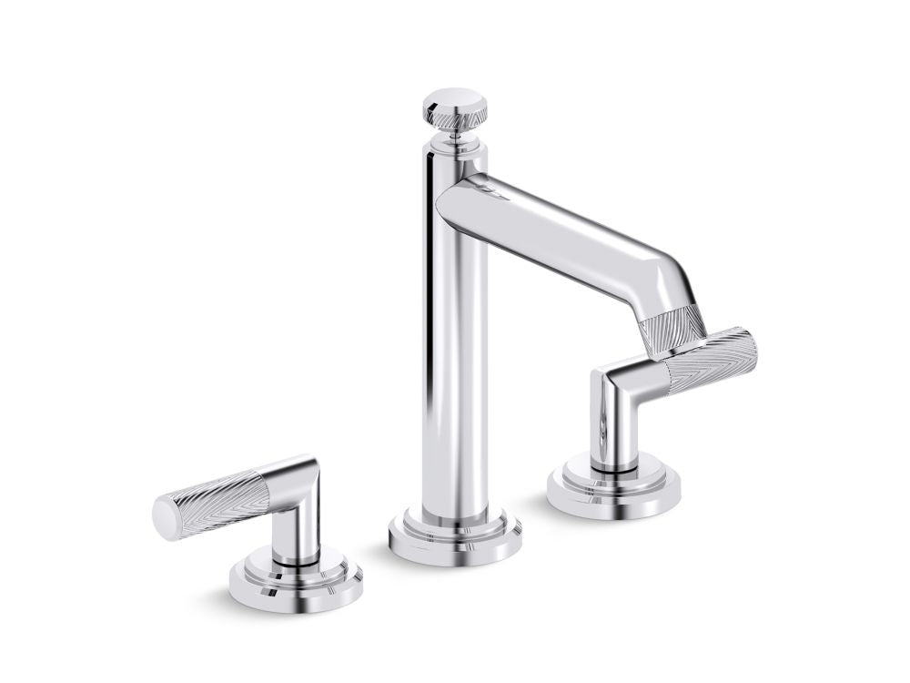 Kallista P24903 Pinna Paletta Deck-Mount Roman Tub Bath Faucet W/ Diverter, Lever Handles