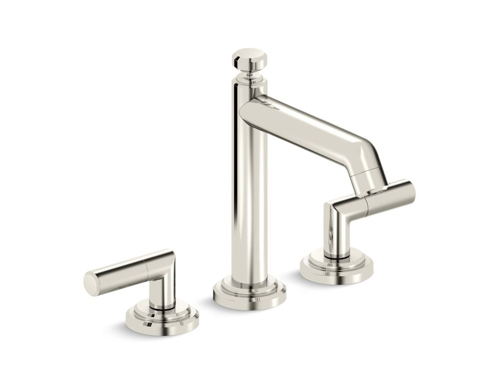 Kallista P24904-LV Pure Paletta Deck-Mount Roman Tub Bath Faucet W/ Diverter, Lever Handles