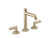 Kallista P24905-LV Pure Paletta Lavatory Bathroom Sink Faucet, Tall Spout, Lever Handles