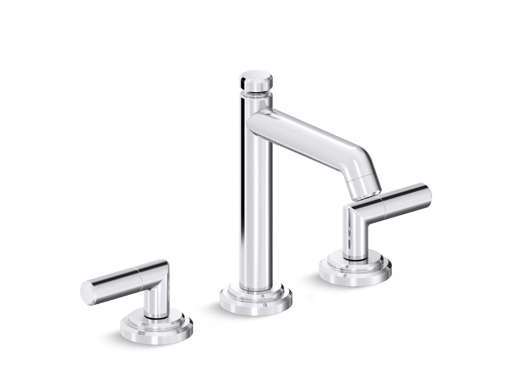 Kallista P24905-LV Pure Paletta Lavatory Bathroom Sink Faucet, Tall Spout, Lever Handles