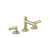 Kallista P24906-LV Pure Paletta Lavatory Bathroom Sink Faucet, Low Spout, Lever Handles