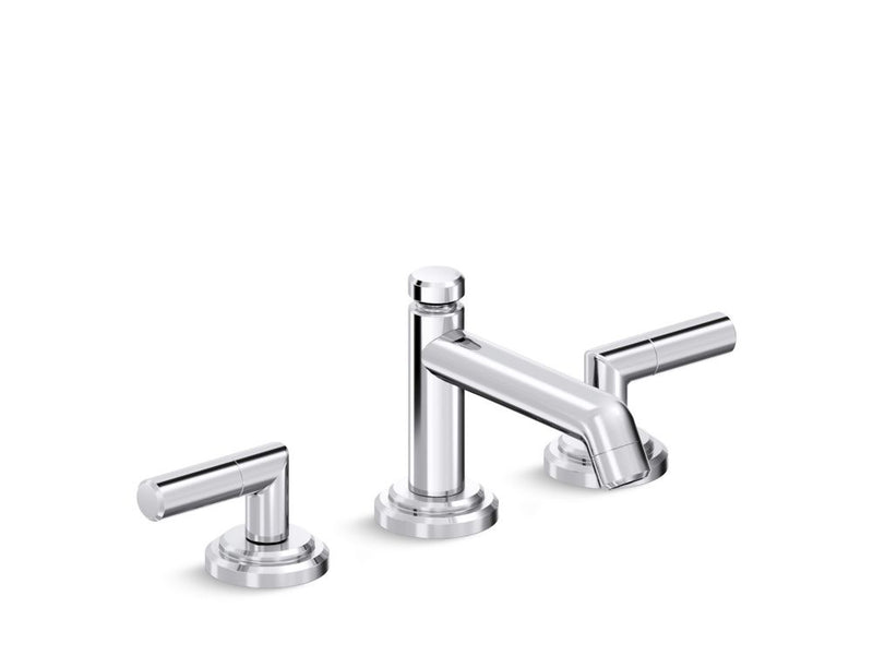 Kallista P24906-LV Pure Paletta Lavatory Bathroom Sink Faucet, Low Spout, Lever Handles