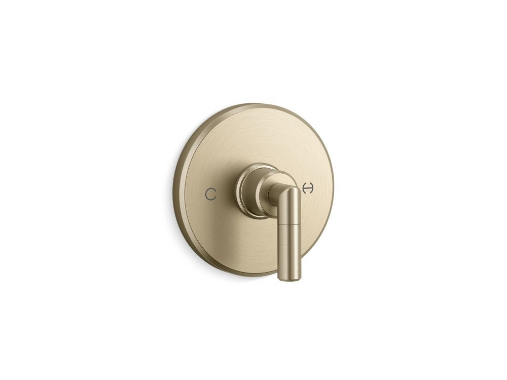 Kallista P24925-LV Pure Paletta Thermostatic Trim, Lever Handle