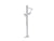 Kallista P24977 Pinna Paletta Freestanding Bath Faucet, Less Handshower