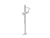 Kallista P24978-00 Pure Paletta Freestanding Bath Faucet, Less Handshower