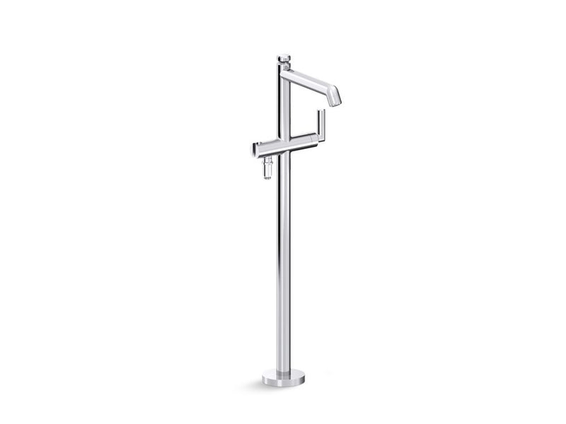 Kallista P24978-00 Pure Paletta Freestanding Bath Faucet, Less Handshower