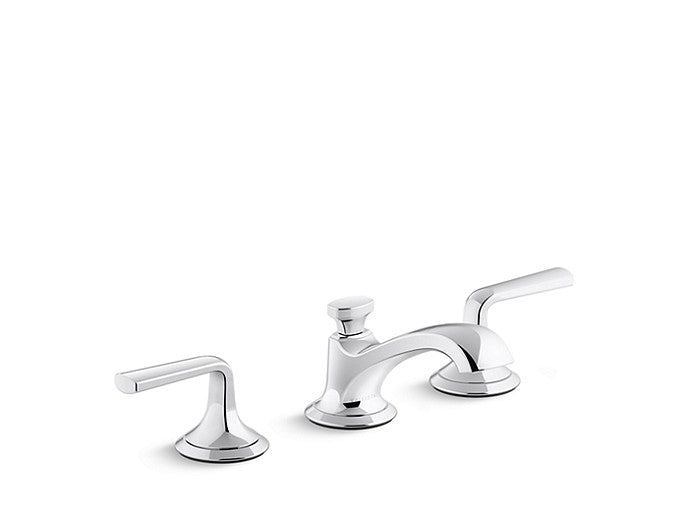 Kallista P25006-LV Script Lavatory Bathroom Sink Faucet, Low Spout, Lever Handles - Parent