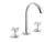 Kallista P25007-CR Script Lavatory Bathroom Sink Faucet, Arch Spout, Cross Handles - Parent
