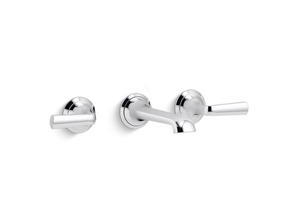 Kallista P25011-LV Script Wall-Mount Lavatory Bathroom Sink Faucet, Le ...