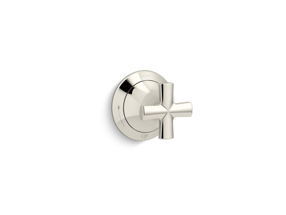 Kallista P25024-CR Script Transfer Trim, Cross Handle