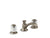 Kallista P25050-SLC Script Decorative Lavatory Bathroom Sink Faucet, Low Spout, Saint-Louis Clear Crystal Knob Handles