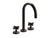 Kallista P25520-CR One Deck-Mount Roman Tub Bath Faucet, Gooseneck Spout, Cross Handles - Parent