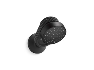 Kallista P30529-NM Bandeau Air-Induction Showerhead With Arm, Nero Marquina Band