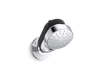 Kallista P30529-NM Bandeau Air-Induction Showerhead With Arm, Nero Marquina Band