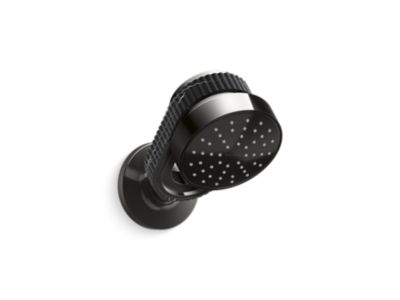 Kallista P30529-NM Bandeau Air-Induction Showerhead With Arm, Nero Marquina Band