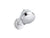 Kallista P30529-WC Bandeau Air-Induction Showerhead With Arm, White Carrara Band