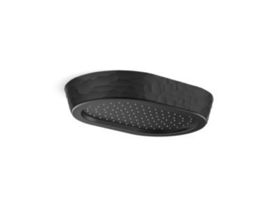 Kallista P30530-KHB Bandeau Rain Showerhead, Black Argile Band