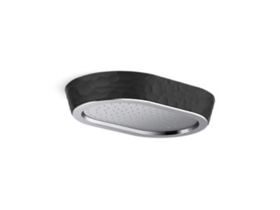 Kallista P30530-KHB Bandeau Rain Showerhead, Black Argile Band