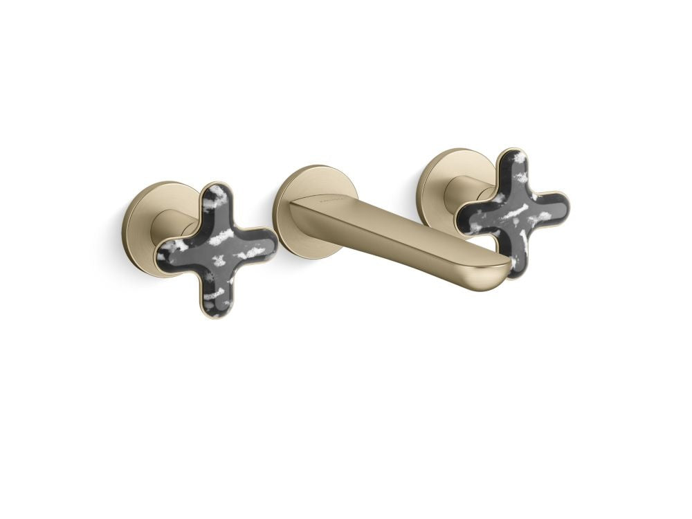Kallista P32076-JST 002 Ws Wall Mount Sink Faucet Zebra Jasper