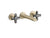 Kallista P32076-JST 002 Ws Wall Mount Sink Faucet Zebra Jasper