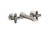 Kallista P32076-JST 002 Ws Wall Mount Sink Faucet Zebra Jasper