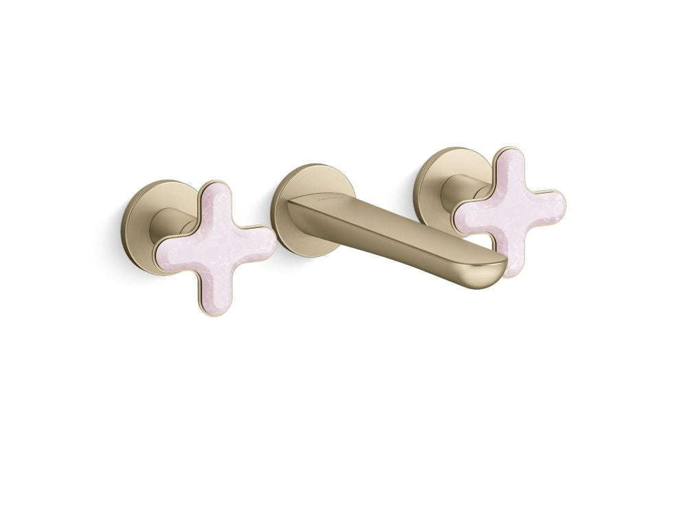 Kallista P32076-RST 002 Ws Wall Mount Sink Faucet Rose Quartz