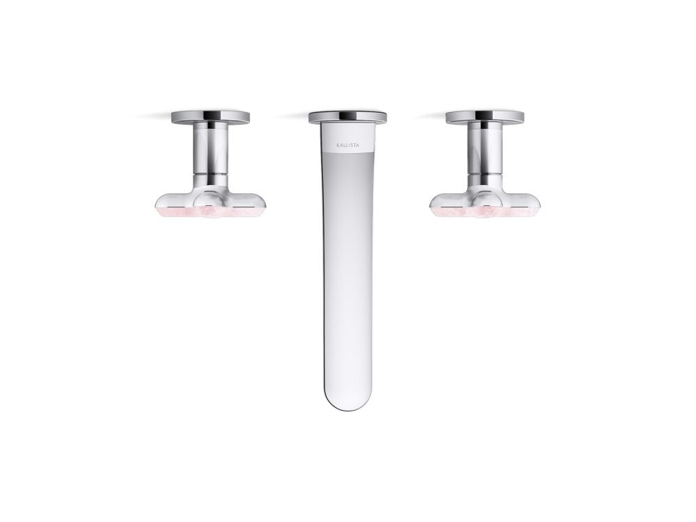 Kallista P32076-RST 002 Ws Wall Mount Sink Faucet Rose Quartz