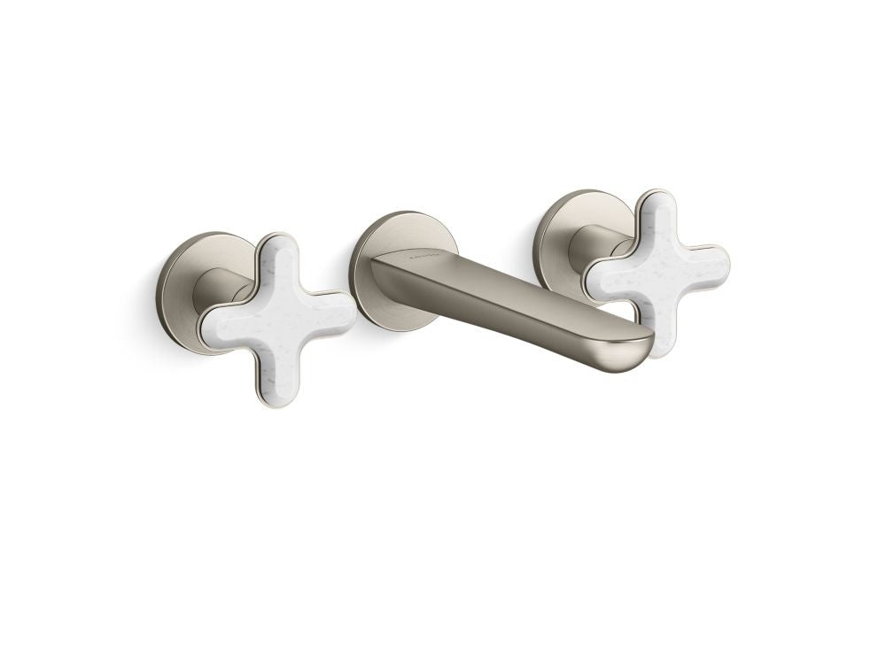Kallista P32076-WC 002 Ws Wall Mount Sink Faucet White Carrera