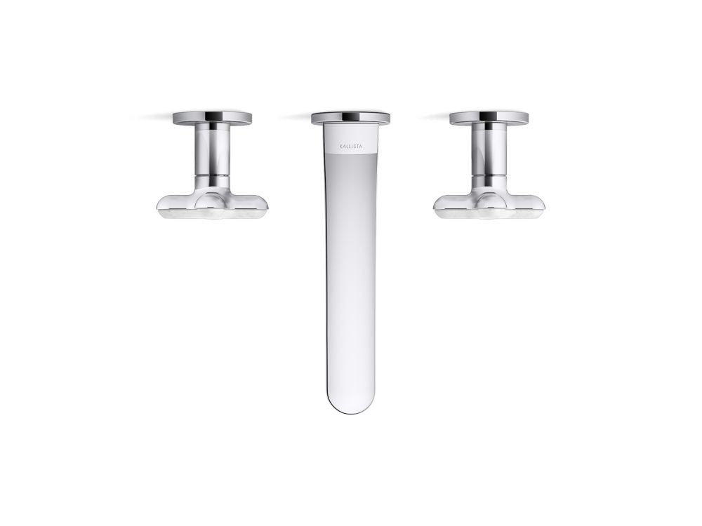 Kallista P32076-WC 002 Ws Wall Mount Sink Faucet White Carrera